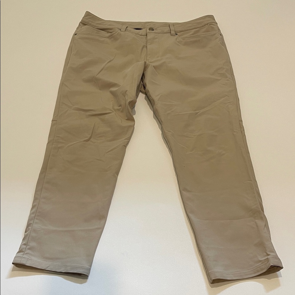 Lululemon ABC Classic Tan Chino Pants - Comfortable Everyday Fit